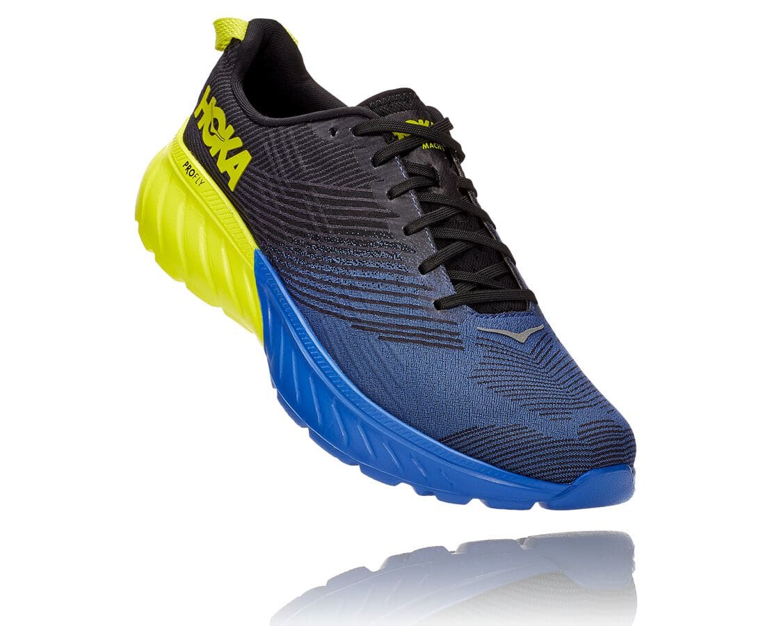 Hoka One One Mach 3 Férfi Edzőcipő Kék / Rózsaszín [MHTXW-0845]